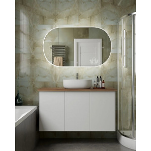 Зеркало с подсветкой ART&MAX BARI AM-Bar-700-1100-DS-F-White