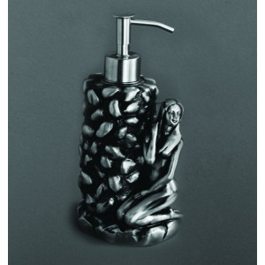 Дозатор для жидкого мыла Art&Max Juno (AM-0071A-T) серебро (настольный)