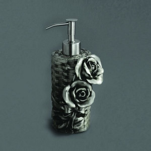 Дозатор для жидкого мыла Art&Max Rose (AM-0091A-T) серебро (настольный)