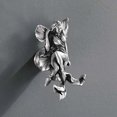 Крючок Art&Max Fairy (AM-0982-T) серебро (двойной)