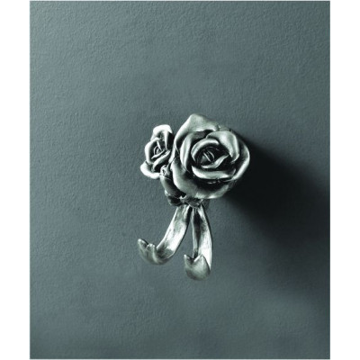 Крючок Art&Max Rose (AM-0912-T) серебро (двойной)