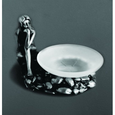 Мыльница Art&Max Juno (AM-0071C-T) серебро (настольная)