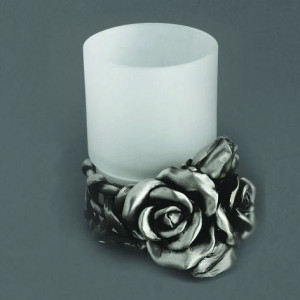 Стакан Art&Max Rose (AM-0091D-T) серебро (настольный)