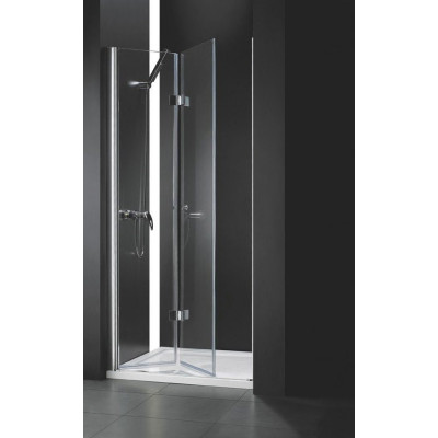 Душевая дверь Cezares Elena BS13 (150 см) 60+45/45 прозрачное стекло