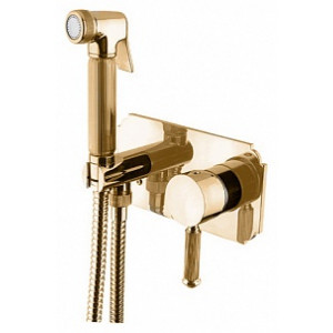 Гигиенический душ Cezares Olimp (OLIMP-DIF-03/24-L) со смесителем (золото 24 карат)
