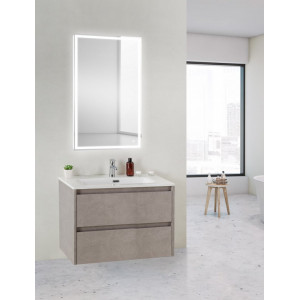 Мебель для ванной комнаты BelBagno KRAFT 39-700/390-2C-SO-PG Pietra Grigio