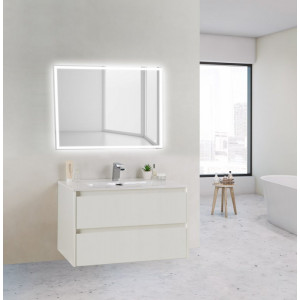 Мебель для ванной комнаты BelBagno KRAFT 39-800/390-2C-SO-BO Bianco Opaco