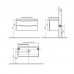 Мебель для ванной Belbagno Ancona-N (ANCONA-N-1200-2C-SO-2-QU) белая клетка