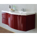 Мебель для ванной Belbagno Prospero (PROSPERO-1200-3C-SO-RB-LEFT) (левая) красный