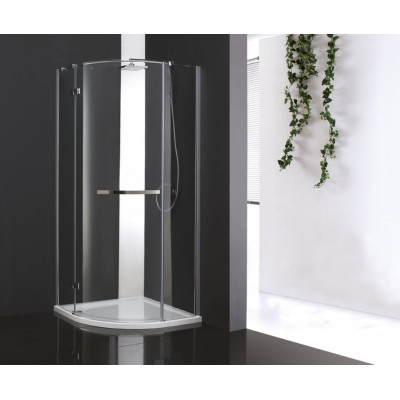 Душевой уголок Cezare Bergamo R1 Arko (L) (90x90) прозрачное стекло