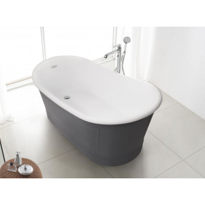 Акриловая ванна BelBagno (BB32-CF36) (168x90) Серый матовый